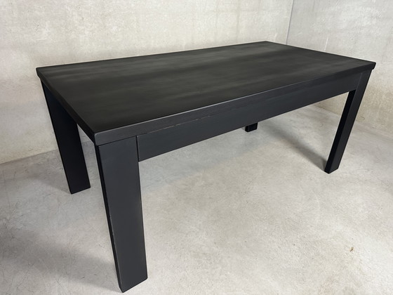 Image 1 of Vintage 1970'S Brutalist Extendable Dining Table