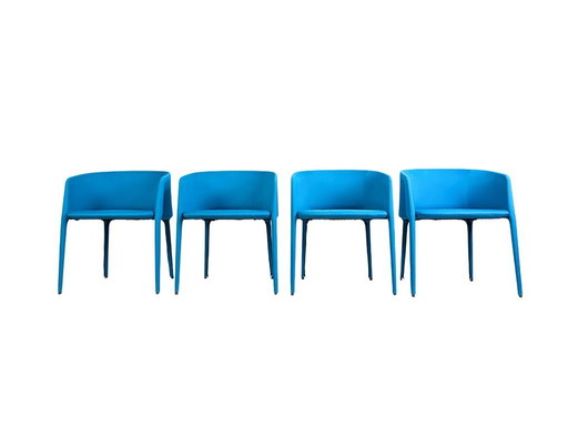 4er Set MDF Italia Achille Armchair Jean Marie Massaud Design Stuhl