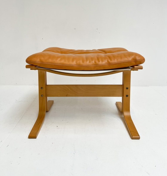 Image 1 of Fauteuil Siesta avec repose-pieds, conçu par Ingmar Relling pour Westnofa, années 1970