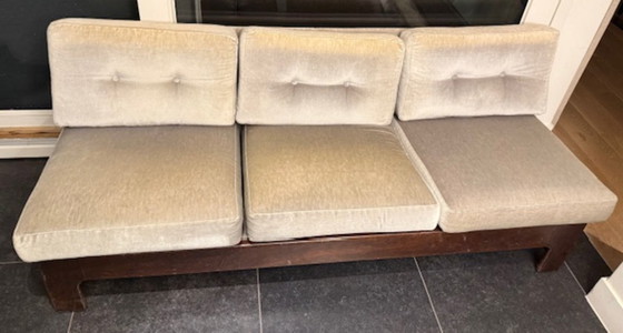 Image 1 of Van den Berghe-Pauvers modulaire sofa – 3-zit + hoekmodule + 1-zit – Belgische designklassieker
