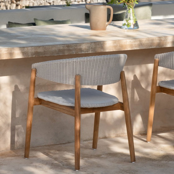 Image 1 of Vincent Sheppard garden table with garden chair (set of 6)