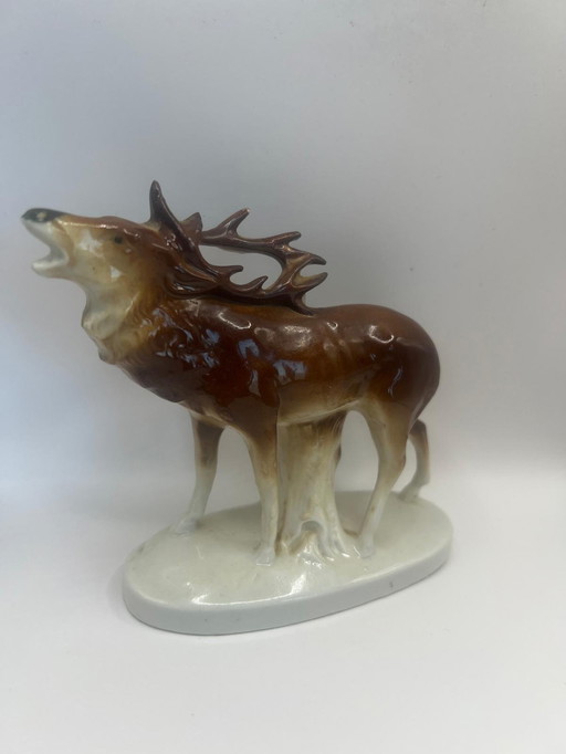 Figurine Cortendorf - Chevreuil - Modèle d'archive parfaitement peint