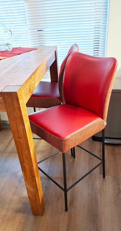 2 Bert Plantagie Barhocker, niederländisches Design