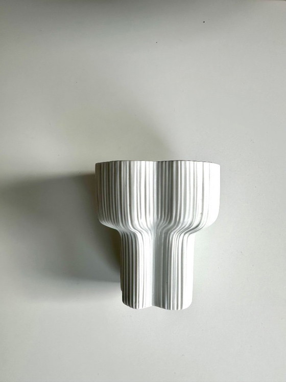 Image 1 of 3 Rosenthal Studio-Linie pleated vase Martin Freyer 