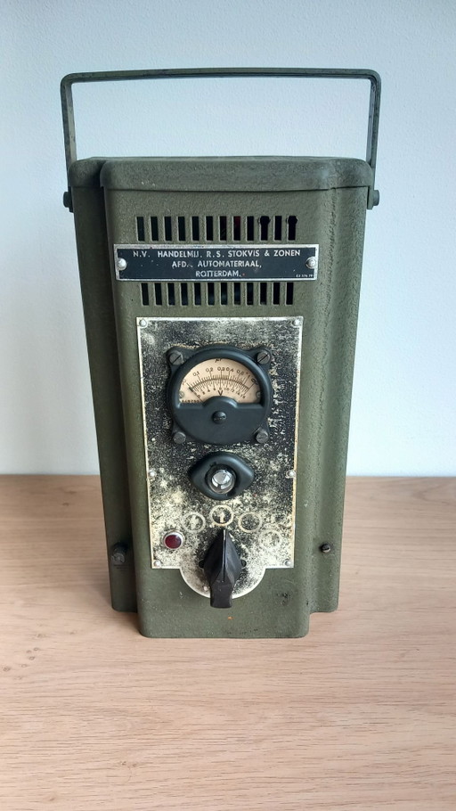 Raro Buscador de Fallas de Coche Philips Vintage (1950) – Objeto Industrial