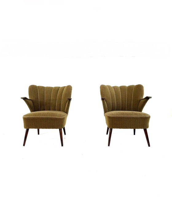 Image 1 of Set van 2 vintage cocktail fauteuils ‘60