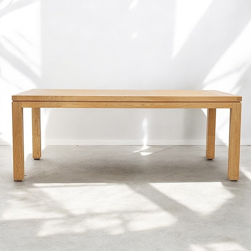Solid Oak Dining Table - 200 x 100 cm