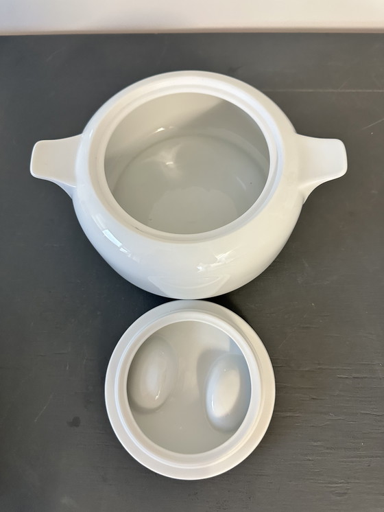 Image 1 of Puntgave Arzberg “Delta” dekschaal 1,4 L – ontwerp Hans‑Theo Baumann