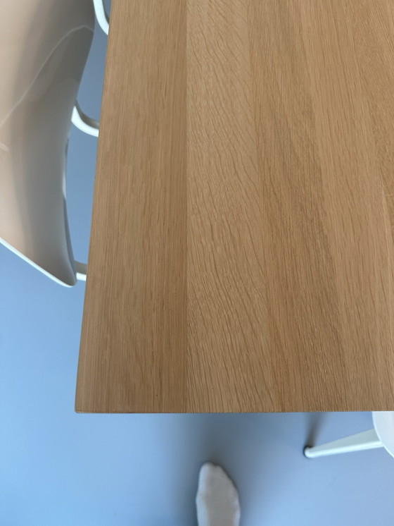 Image 1 of Kluskens - Mistral Dining Table - 200x90 - Oak - Clear Lacquered Stompmatt