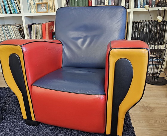 Chaise design Hip Hop / Peter van Zoetendaal – Fauteuils, Cuir (photo 2 of 5)