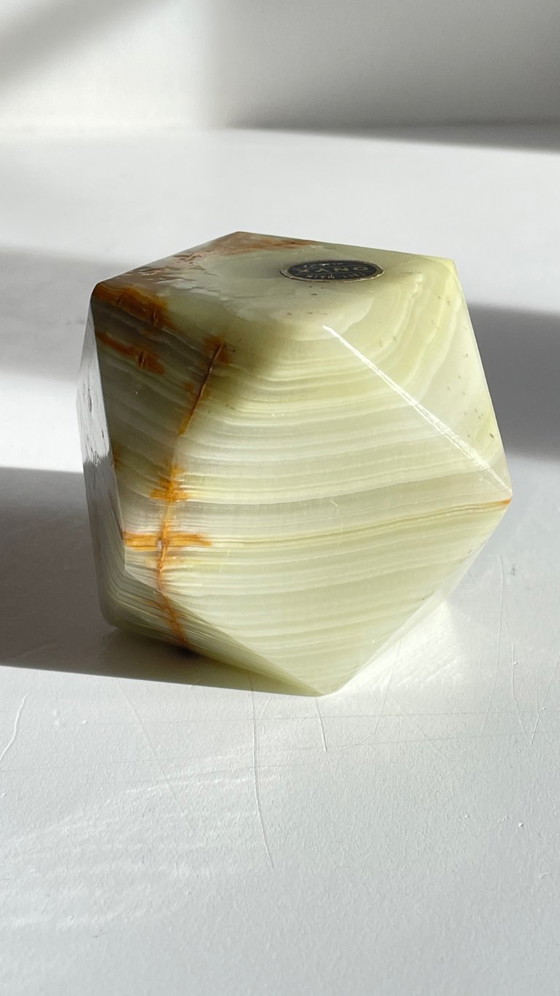 Image 1 of Vintage Onyx Paperweight