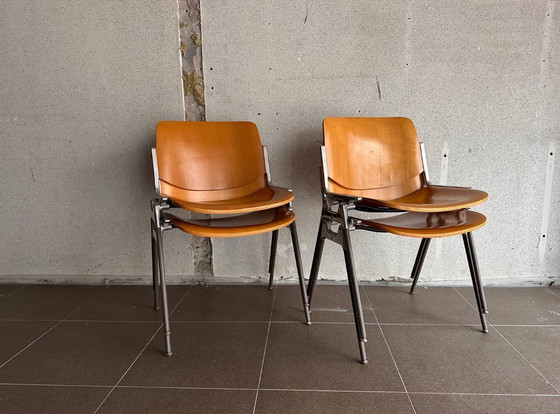 Image 1 of 4x DSC 106 Stoel van Giancarlo Piretti voor Castelli, ca 1960