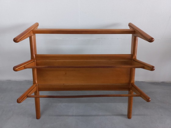 Image 1 of Raro tavolino da parete modernista Wim Den Boon (Attrib)