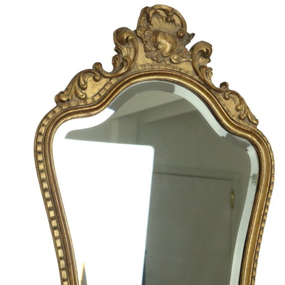 Image 1 of Facet-cut Gold Leaf Mirror Deknudt