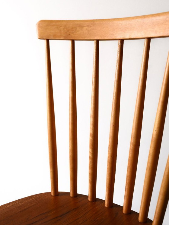 Image 1 of Pair of Vintage Scandinavian Pinstolar Chairs