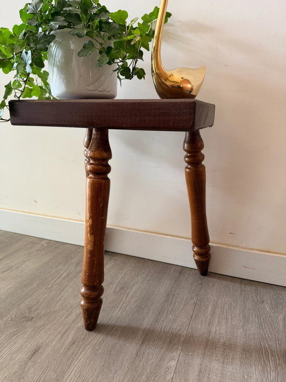 Super cute vintage plant stand – Plant table, Wood (photo 4 of 8)