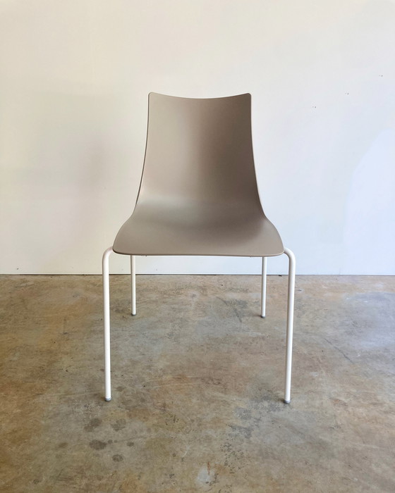 Image 1 of 4x Scab Design Zebra Chair Taupe