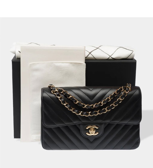 Borsa CHANEL Timeless/Classique en Cuir Noir - 103317
