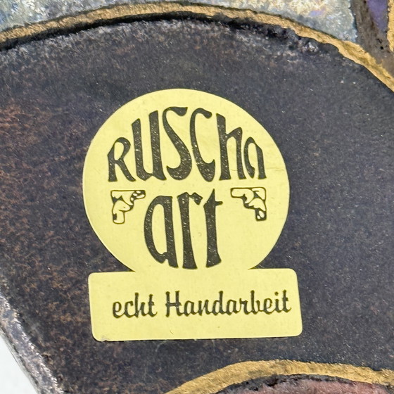 Image 1 of Ruscha Handarbeit Ceramic Wall Plate, 1970s Germany
