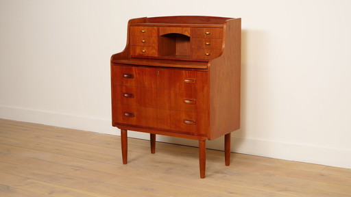 Secretaire vintage | danois | teck | avec miroir
