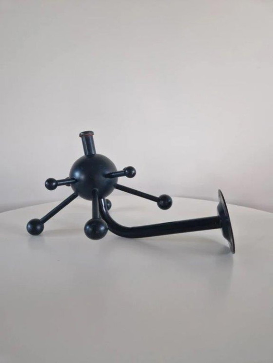 Image 1 of Twee  Sputnik  kapstokken  (  Ikea )  jaren 1990 