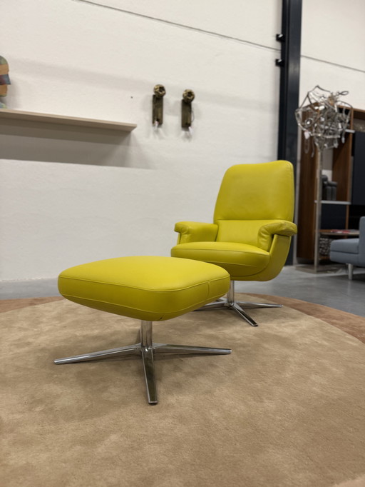 Fauteuil Evidence Entro Two Plus avec cuir Hocker Senso