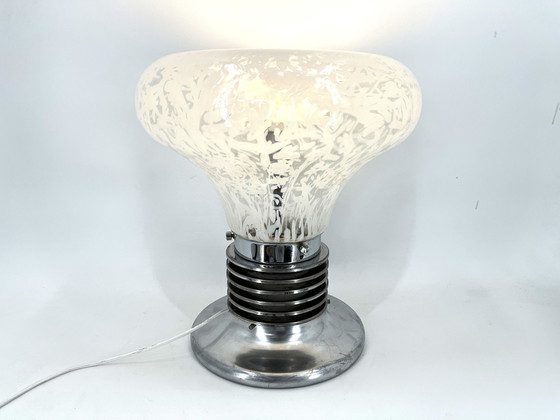 Image 1 of Lampe de table vintage "ampoule" par Mazzega, 1970