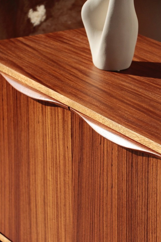 Image 1 of Credenza vintage in teak e zebrano – Elliots of Newbury, anni '60