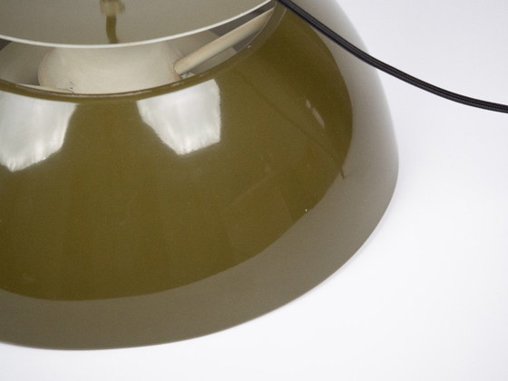 Image 1 of Lampe à suspension vintage danoise Jutlandia par Jorgen Hoj, Holmegaard, 1970