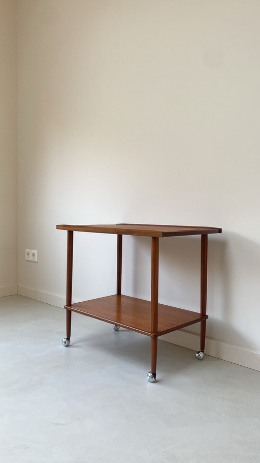 Vintage Wooden Trolley by Opal Möbel