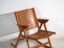 Antique folding Rex rocking chair by Niko Kralj – Slovenia, circa 1970 – Brass, Vintage (photo 21 of 40)