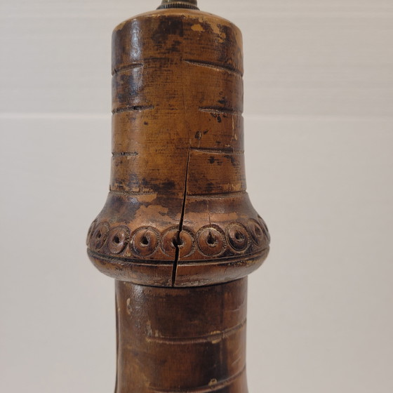 Image 1 of Peperstrooier van bamboe en brons, 20e eeuw