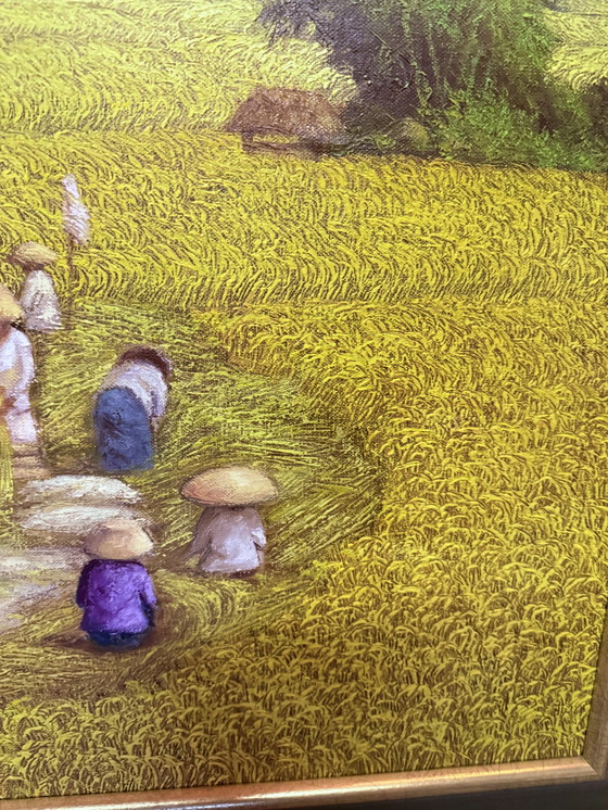Image 1 of Prachtig olieverfschilderij van Sy Nguyen 