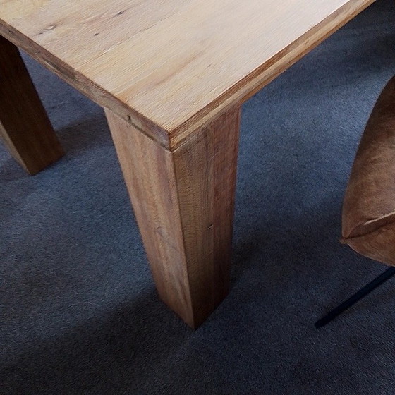 Image 1 of Private Label Steamed Oak Dining Table - 200x100