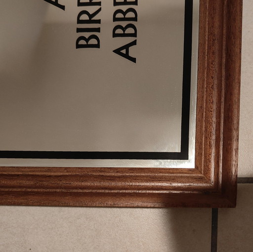 Specchio da birra vintage "Grimbergen"