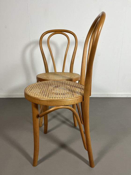 Image 1 of 2 sedie vintage Fameg Thonet in rattan