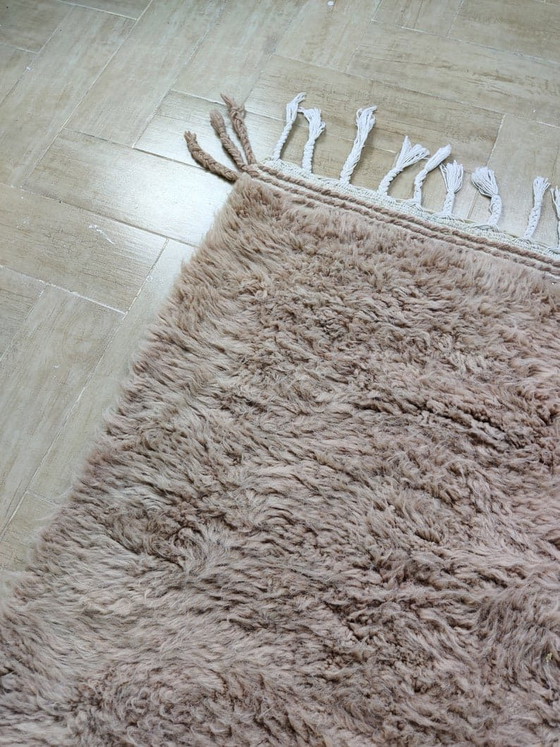 Image 1 of Alfombra de lana natural tejida a mano, de elaboración tradicional, tamaño 1,5/2,5 m.
