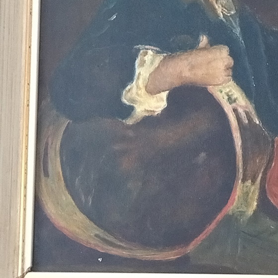 Image 1 of Porträtmalerei. Junge mit einem Schlagzeuger