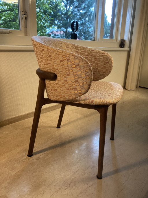 Silla Artisan Mela nogal (juego de 4)