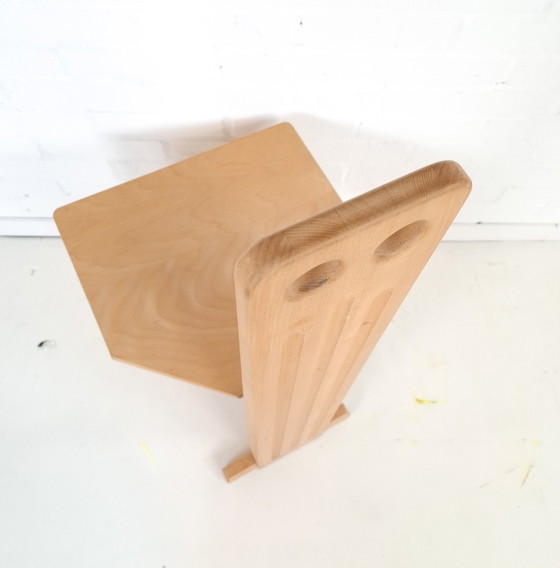 Image 1 of Vintage modernist constructivist stoeltje jaren 70