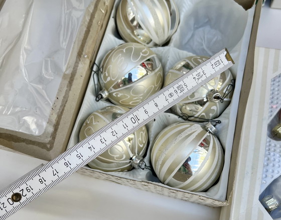 Image 1 of 🎄 Large vintage Christmas tree baubles – Inge-Glas, Krebs & Sohn, Tradition