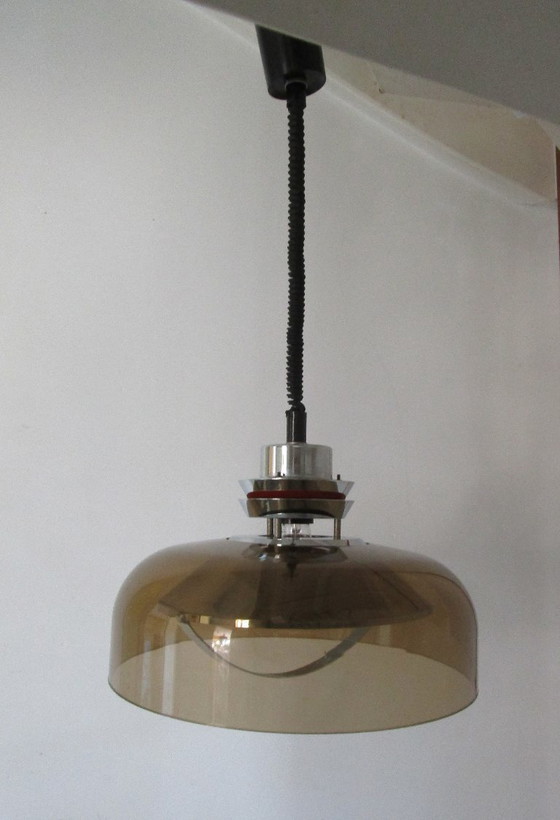 Image 1 of Mid - Century Space Age pendant lamp by Herda