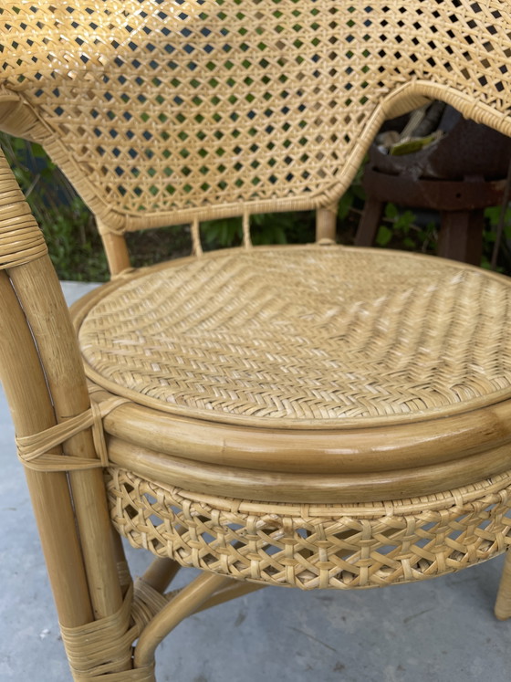 Image 1 of Vintage webbing chair - Boho style