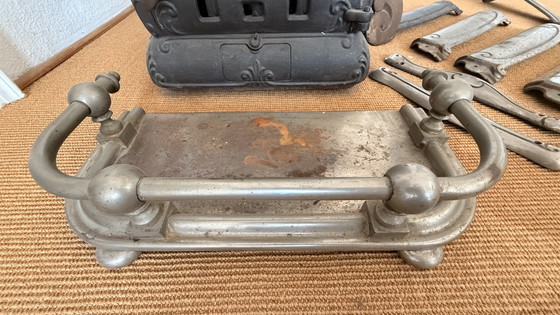 Rare UNIO Continuous Burning Stove No. 12 – American Heating – ca. 1920s – Decorative Objects, Cast Iron (photo 12 of 15)