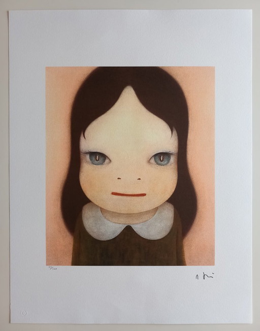 Yoshitomo Nara - Lithograph Twins II - with certificate