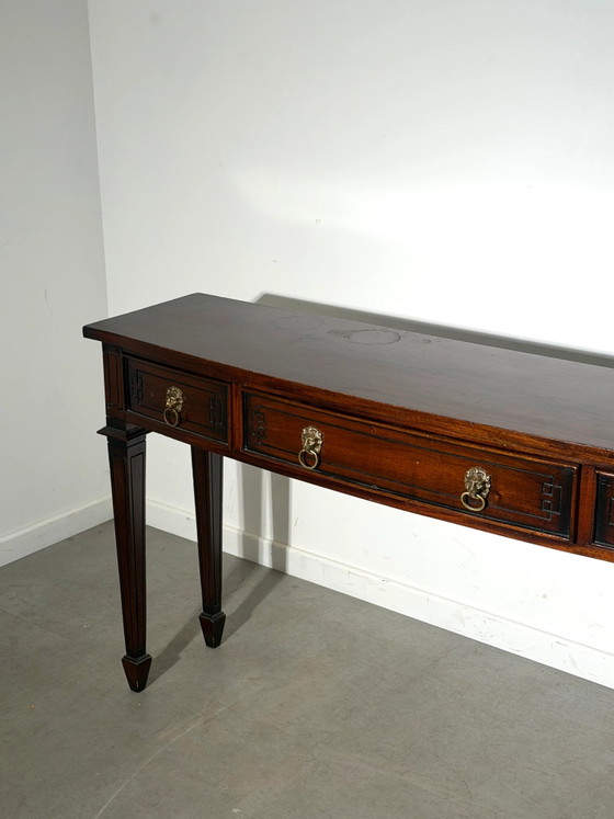 Neoclassical Console Table with Lion Head Handles – Side tables (photo 3 of 7)