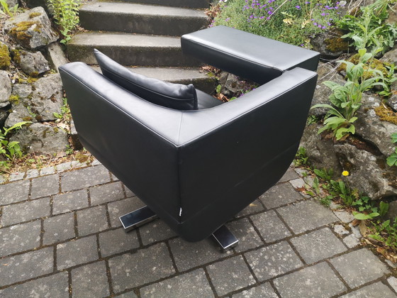 Image 1 of Jori Chillap Sessel – Red Dot Award, schwarzes Leder, Top Zustand