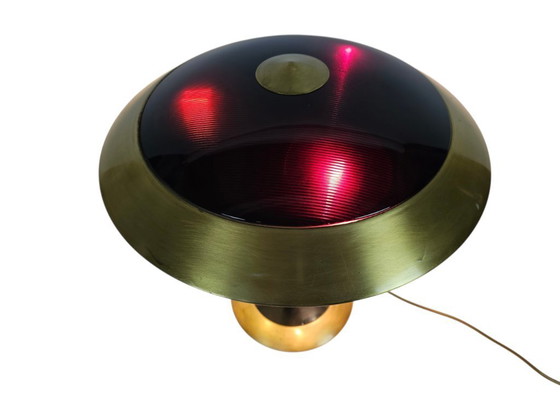 Image 1 of Egoluce - Oscar Torlasco - messing - tafellamp - 1980's