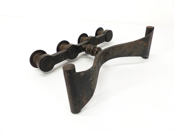 Image 1 of Lampadario in ferro battuto a quattro luci, Charles Piguet, Svizzera, circa 1930