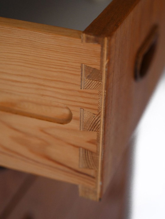 Image 1 of Cómoda escandinava de teca Tallboy de los años 50